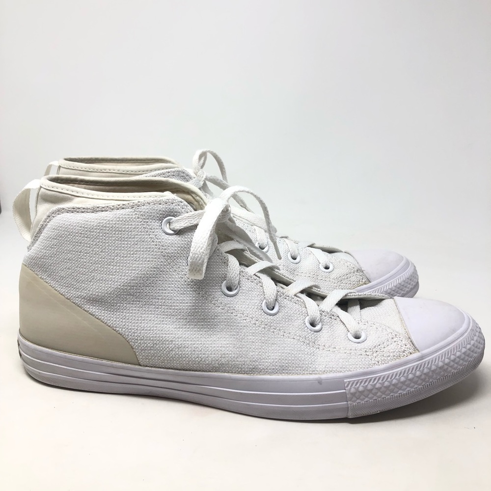 Converse CTAS Syde Street Mid White Sneakers
